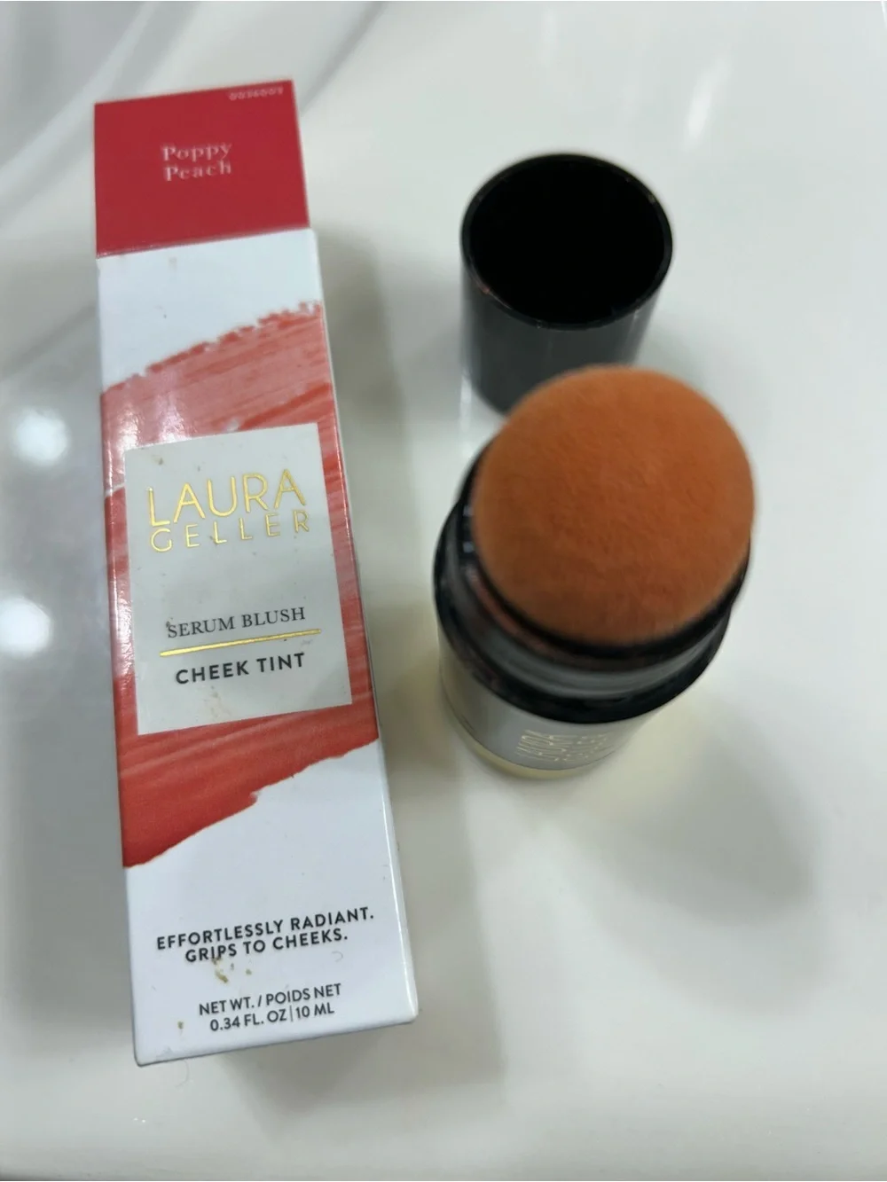 Laura Geller Beachy Horizon Marbleized Baked Blush - Coral & Peach Swirl